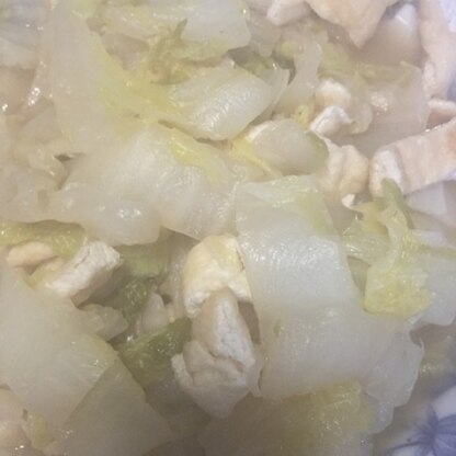 柔らかい白菜が好きです。優しい味ですね。